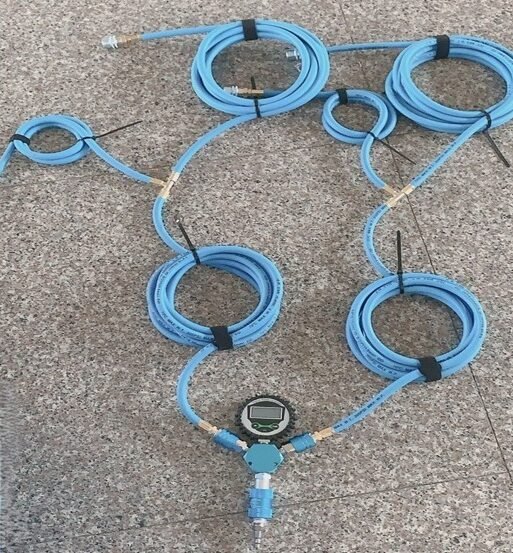 מפצל לקומפרסור + מד דיגיטלי