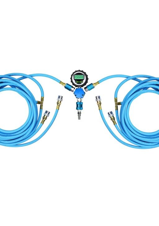 מפצל לקומפרסור + מד דיגיטלי